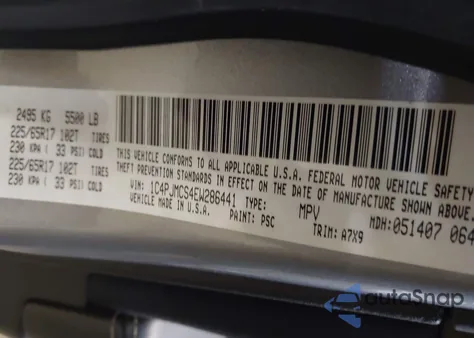 2014 Jeep Cherokee Latitude from USA, damaged, VIN 1C4PJMCS4EW286441